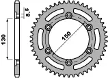 Cenově Výhodný PBR řetězové kolo zadní 245 41 C45 HONDA XL 600 LM (85-88) (MŮŽE BÝT NAHRAZENO 4308 41) (ŘETĚZ 520) (MADE IN ITALY)